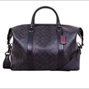 Coach canvas duffel bag